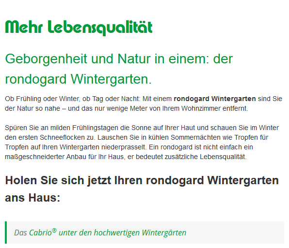 Geborgenheit und Nähe zur Natur: rondogard Terrassenüberdachungen in 96120 Bischberg - Weipelsdorf, Tütschengereuth und Rothhof, Trosdorf