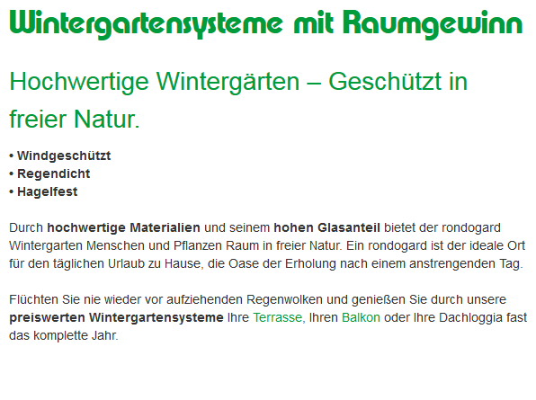 maßgeschneiderter Wintergarten für  Erlangen